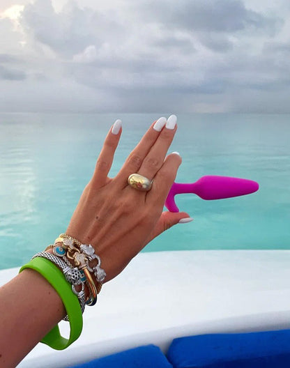 G-Vibe G-plug Vibrerende Buttplug - large - roze-Erotiekvoordeel.nl