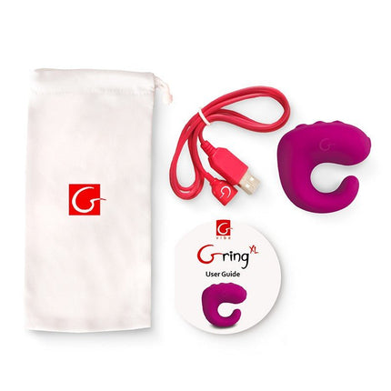 G-Vibe G-ring Vinger Vibrator XL - roze - Erotiekvoordeel.nl