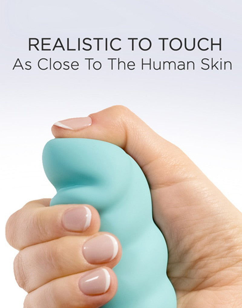 G-Vibe - Gjack2 Geribbelde Bioskin Vibrator - Zwart-Erotiekvoordeel.nl