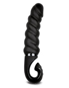 G-Vibe - Gjack2 Geribbelde Bioskin Vibrator - Zwart-Erotiekvoordeel.nl