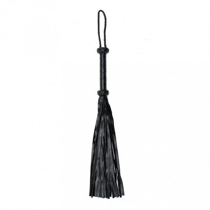 Gevlochten zweep | flogger - zwart - Erotiekvoordeel.nl