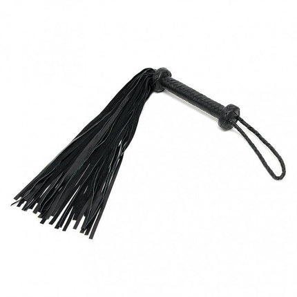 Gevlochten zweep | flogger - zwart - Erotiekvoordeel.nl