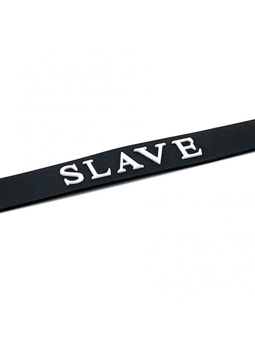 Halsbandje met tekst SLAVE - Erotiekvoordeel.nl