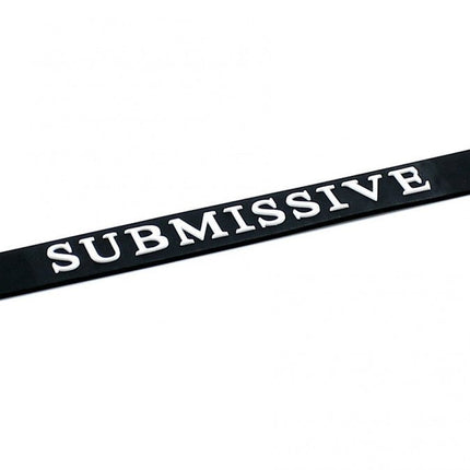 Halsbandje met tekst SUBMISSIVE - Erotiekvoordeel.nl