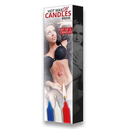 Hot Wax SM Kaarsen 3 stuks - Erotiekvoordeel.nl