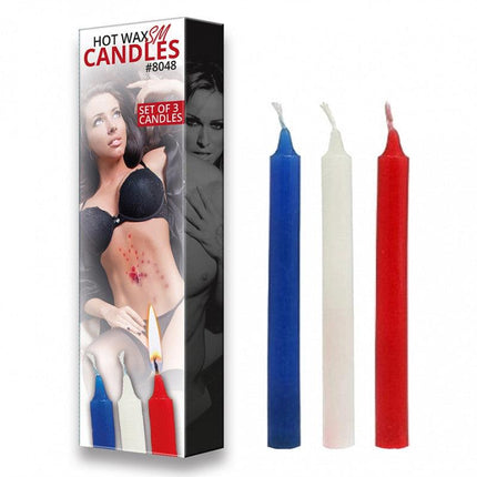 Hot Wax SM Kaarsen 3 stuks - Erotiekvoordeel.nl