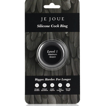 Je Joue C-Ring Maximum Stretch Siliconen Cockring - zwart-Erotiekvoordeel.nl