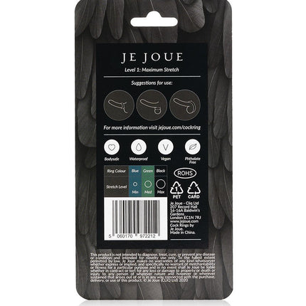 Je Joue C-Ring Maximum Stretch Siliconen Cockring - zwart-Erotiekvoordeel.nl