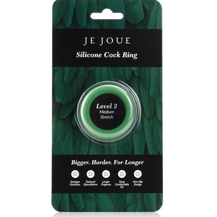 Je Joue C-Ring Medium Stretch Siliconen Cockring - groen-Erotiekvoordeel.nl