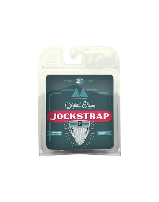 Jockstrap met elastische band 2 inch wit/grijs - Erotiekvoordeel.nl