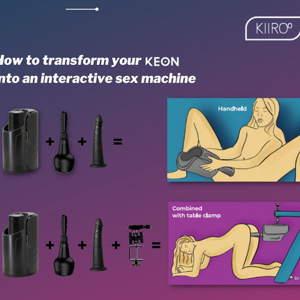 KIIROO Dildo Adapter voor KEON Masturbator-Erotiekvoordeel.nl