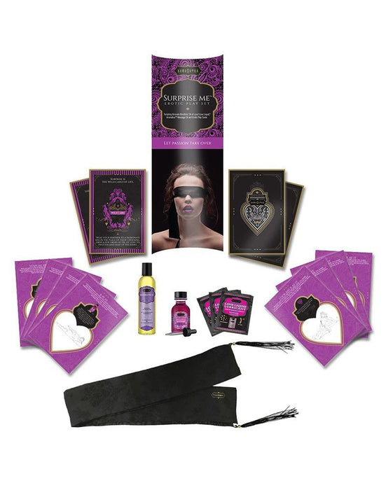 Kamasutra Erotische Massage Speel Set | Cadeauset Surprise Me - Erotiekvoordeel.nl