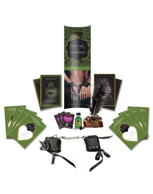 Kamasutra Erotische Massage Speel Set | Cadeauset Trust Me - Erotiekvoordeel.nl