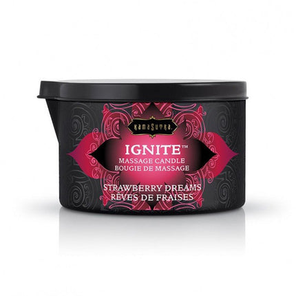 Kamasutra Massagekaars Strawberry Dreams - Erotiekvoordeel.nl