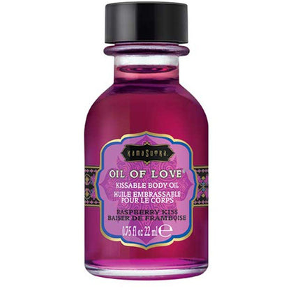 Kamasutra Oil of Love Raspberry Kiss - Erotiekvoordeel.nl