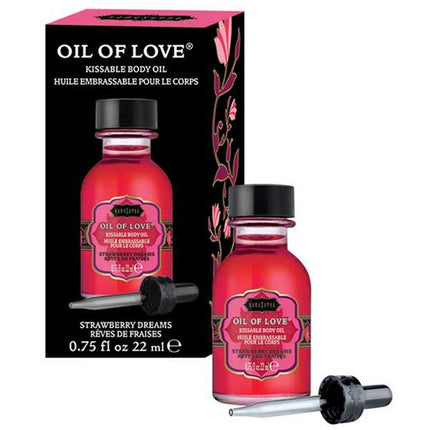 Kamasutra Oil of Love Strawberry Dreams - Erotiekvoordeel.nl