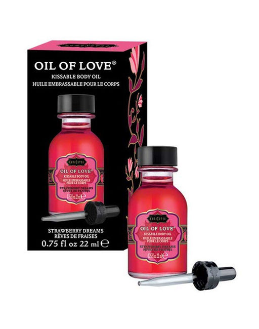 Kamasutra Oil of Love Strawberry Dreams - Erotiekvoordeel.nl