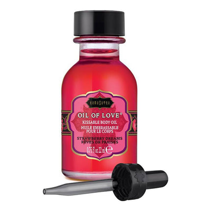 Kamasutra Oil of Love Strawberry Dreams - Erotiekvoordeel.nl