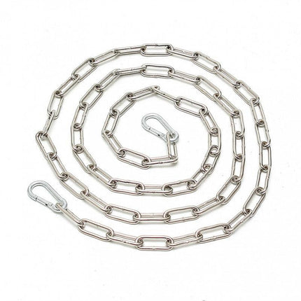 Ketting voor bondage gelast - 200 cm - 2 karabijnhaken - Erotiekvoordeel.nl