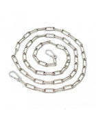 Ketting voor bondage gelast - 200 cm - 2 karabijnhaken - Erotiekvoordeel.nl