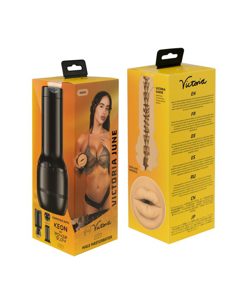 Kiiroo FeelStar - Masturbator - Intieme Ervaring met de Victoria June Mond Stroker - Ultieme Sensatie en Realisme-Erotiekvoordeel.nl