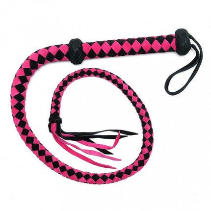 Korte Bull Whip - roze - Erotiekvoordeel.nl