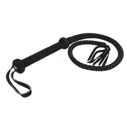 Korte suède Bullwhip - panter print - Erotiekvoordeel.nl