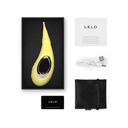 LELO - Clitoris Vibrator - Dot Cruise Dot Cruise - Clitoris Pin Point Vibrator - Geel-Erotiekvoordeel.nl
