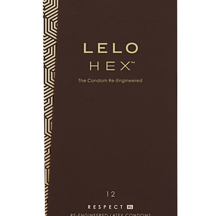 LELO HEX XL Respect Condooms - 3 stuks - Erotiekvoordeel.nl