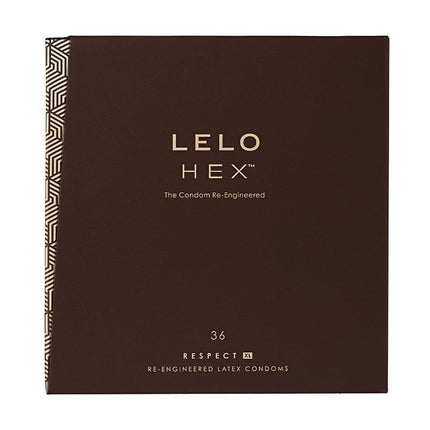 LELO HEX XL Respect Condooms - 3 stuks - Erotiekvoordeel.nl