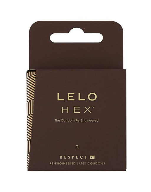 LELO HEX XL Respect Condooms - 3 stuks - Erotiekvoordeel.nl