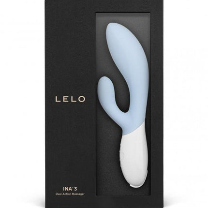 LELO Ina 3 Rabbit Vibrator - lichtblauw-Erotiekvoordeel.nl