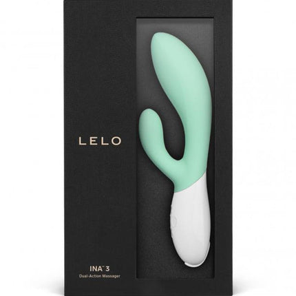LELO Ina 3 Rabbit Vibrator - lichtgroen-Erotiekvoordeel.nl