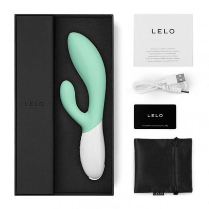 LELO Ina 3 Rabbit Vibrator - lichtgroen-Erotiekvoordeel.nl