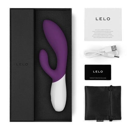 LELO Ina Wave 2 Rabbit Vibrator - plum paars-Erotiekvoordeel.nl
