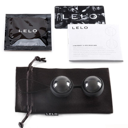 LELO Luna Beads Noir vaginale balletjes - Erotiekvoordeel.nl