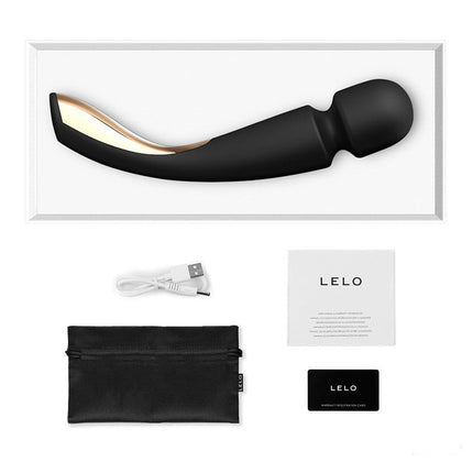 LELO Smart Wand 2.0 Medium vibrator - zwart-Erotiekvoordeel.nl