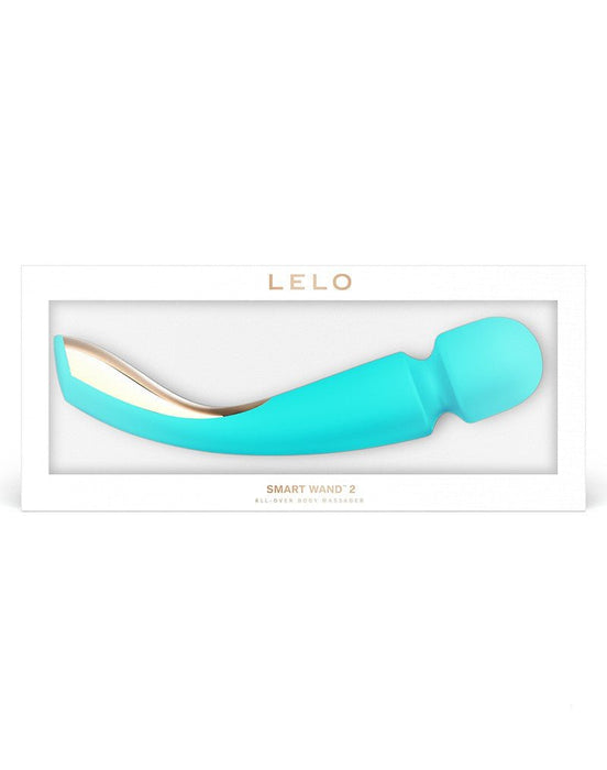 LELO Smart Wand Medium vibrator - turquoise-Erotiekvoordeel.nl