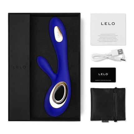 LELO Soraya Wave rabbit vibrator - blauw - Erotiekvoordeel.nl
