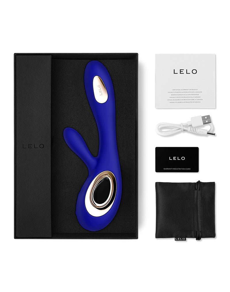 LELO Soraya Wave rabbit vibrator - blauw - Erotiekvoordeel.nl