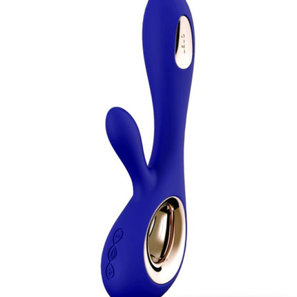 LELO Soraya Wave rabbit vibrator - blauw - Erotiekvoordeel.nl