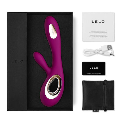 LELO Soraya Wave rabbit vibrator - diep roze - Erotiekvoordeel.nl