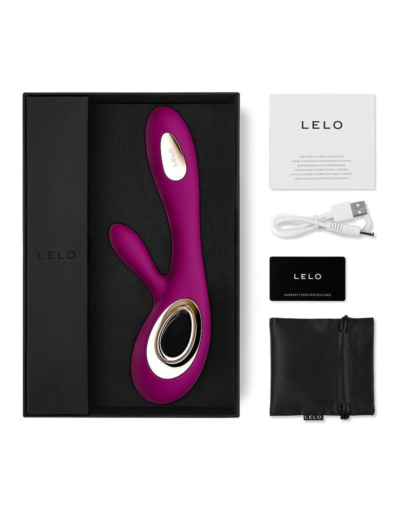 LELO Soraya Wave rabbit vibrator - diep roze - Erotiekvoordeel.nl