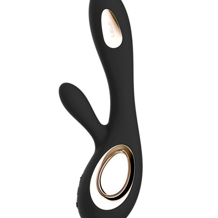 LELO Soraya Wave rabbit vibrator - zwart - Erotiekvoordeel.nl