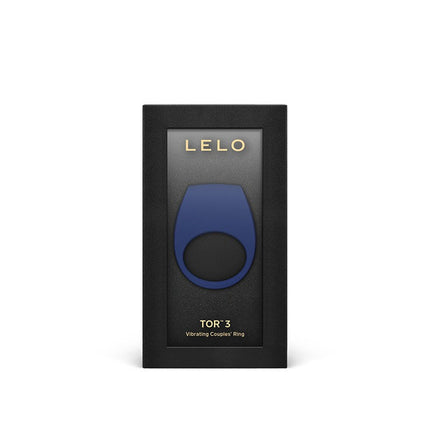 LELO - Tor 3 Vibrerende Cockring Voor Koppels met App Control - Blauw-Erotiekvoordeel.nl
