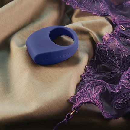 LELO - Tor 3 Vibrerende Cockring Voor Koppels met App Control - Blauw-Erotiekvoordeel.nl