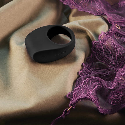 LELO - Tor 3 Vibrerende Cockring Voor Koppels met App Control - Zwart-Erotiekvoordeel.nl