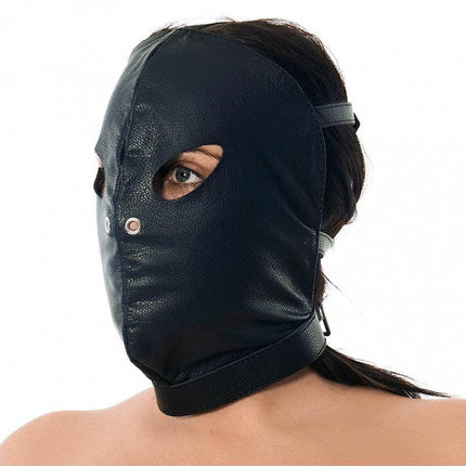 Lederen gezichtsmasker verstelbaar - Erotiekvoordeel.nl