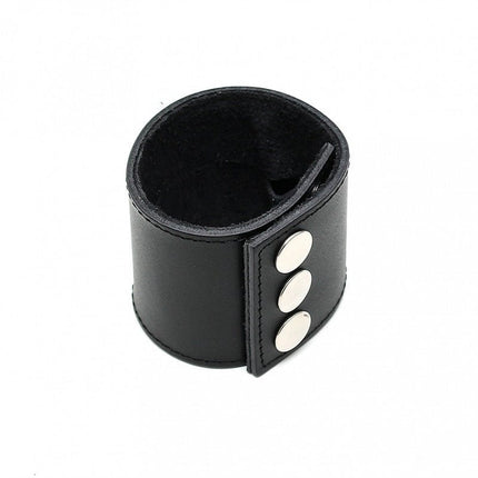 Leren polsband 5 cm breed met geldvak - Erotiekvoordeel.nl
