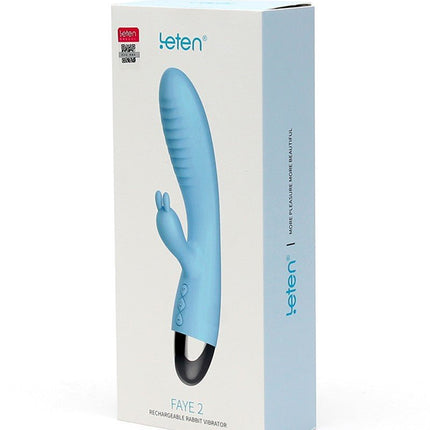 Leten Faye 2 Tarzan Vibrator - lichtblauw - Erotiekvoordeel.nl